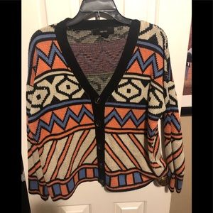 Patterned cardigan